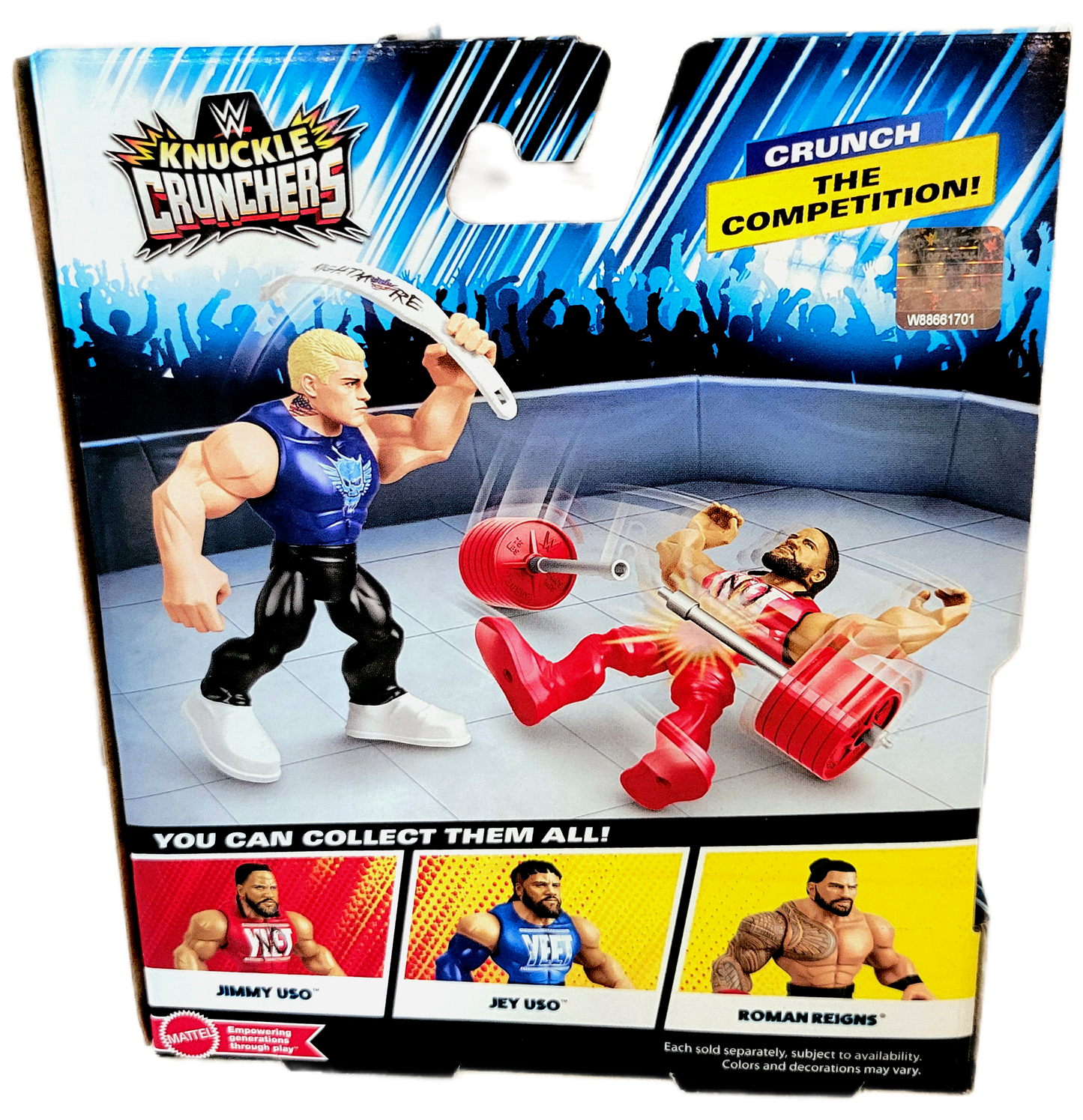 Mattel WWE Knuckle Crunchers Series 5 Cody Rhodes Action Figure