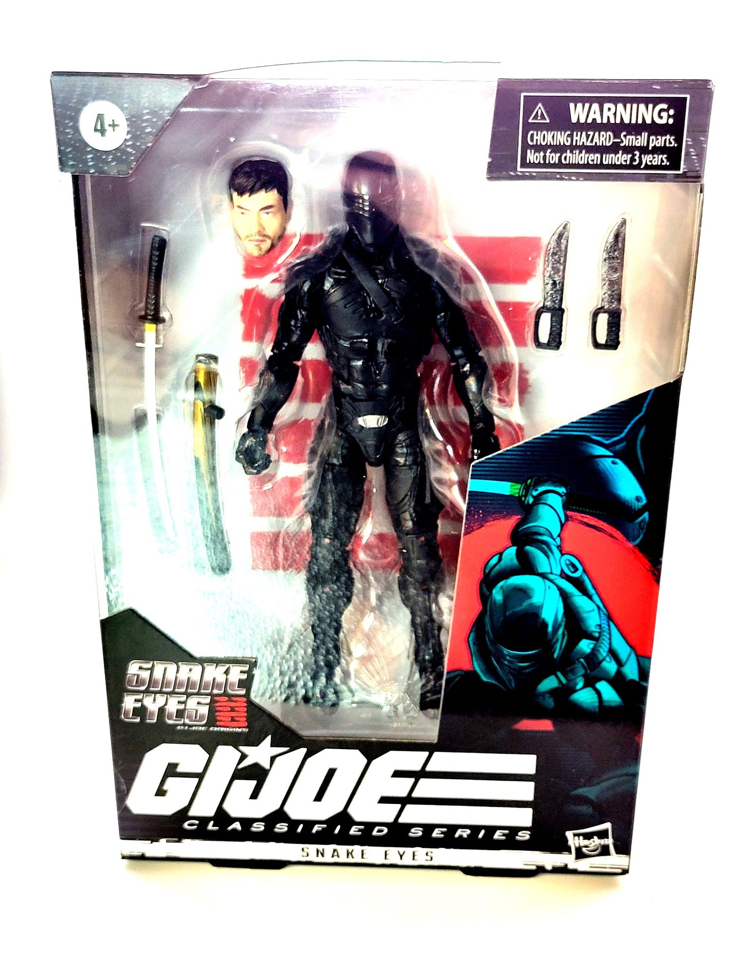 Hasbro GI Joe Classified Series Snake Eyes Movie Action Figure