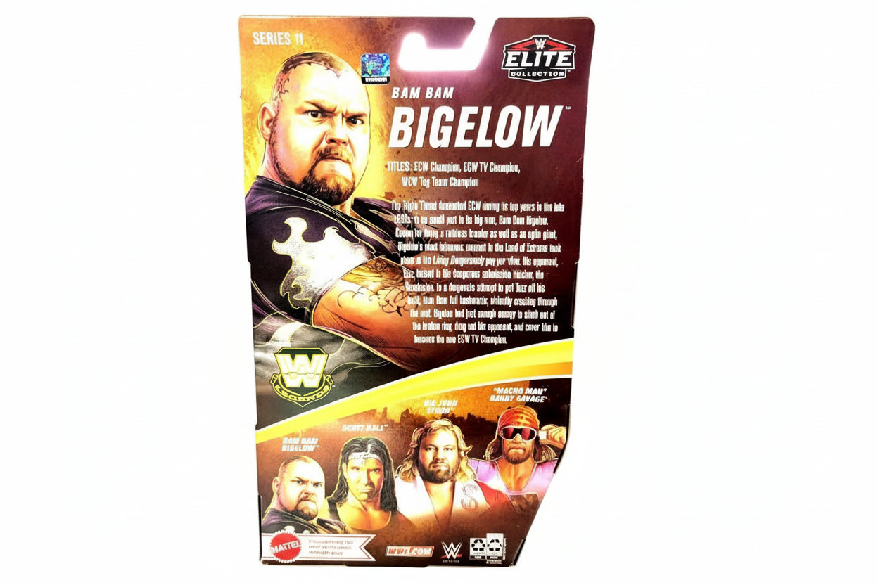 Mattel WWE Legends Series 11 Bam Bam Bigelow Action Figure