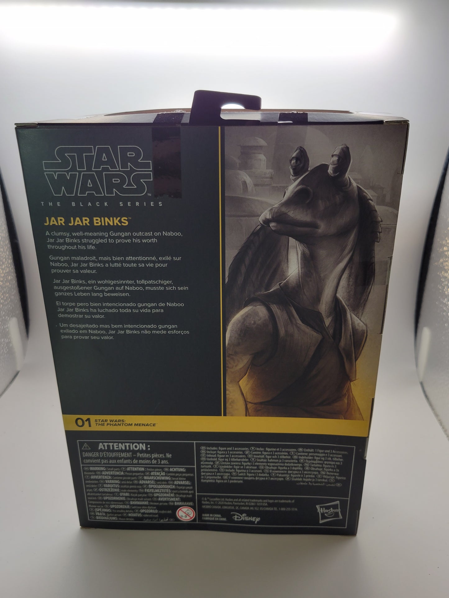 Hasbro Star Wars The Black Series Phantom Menace Jar Jar Binks Action Figure