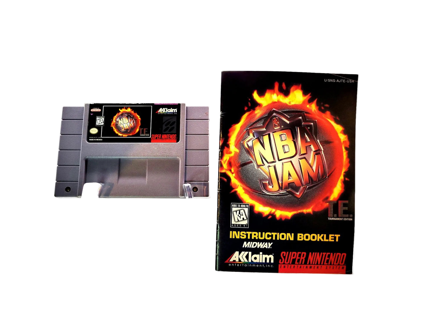 NBA Jam Tournament Edition Super Nintendo (SNES) Used Video Game With Manual