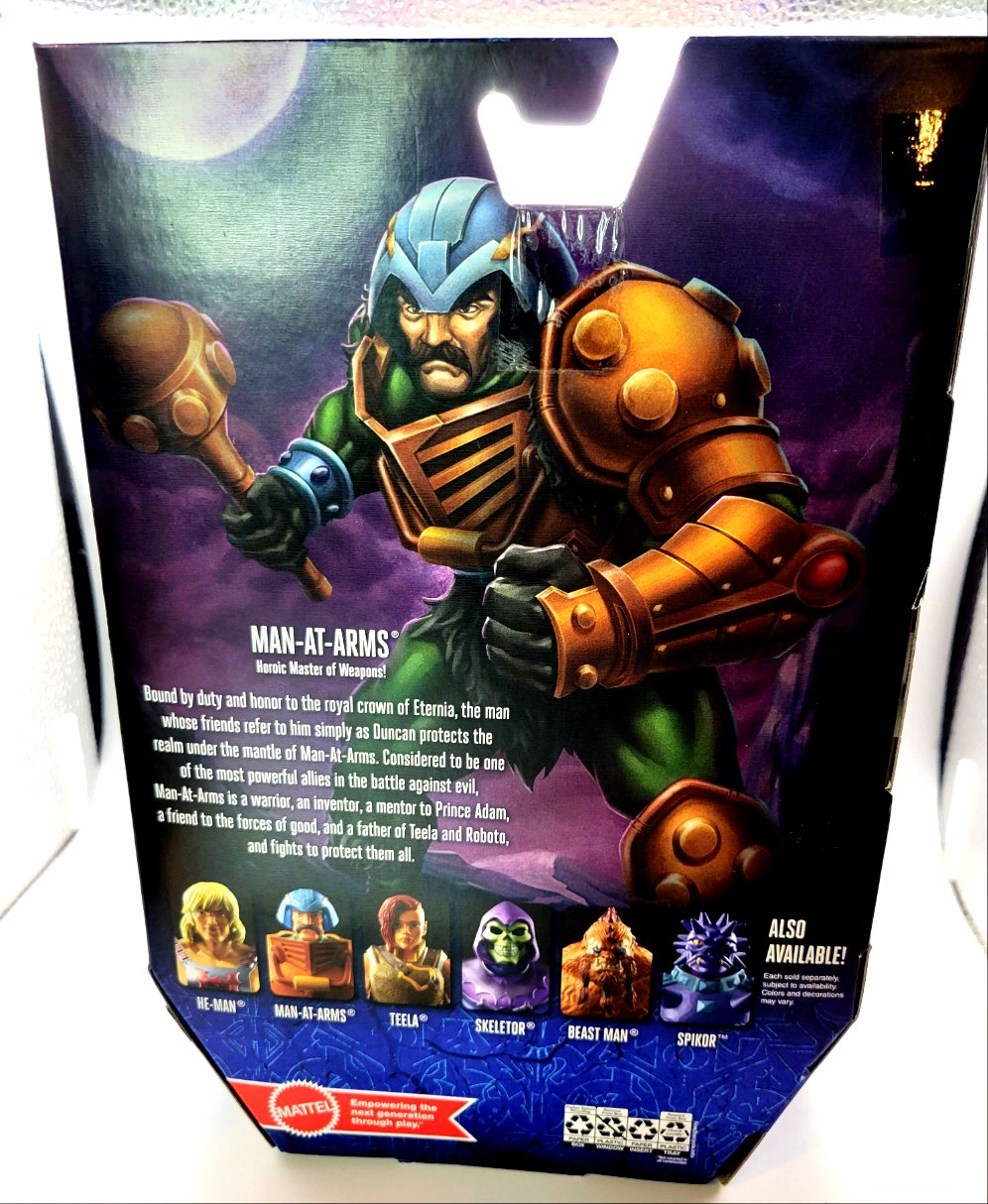 Mattel Masters Of The Universe Revelation Masterverse Man-At-Arms Action Figure