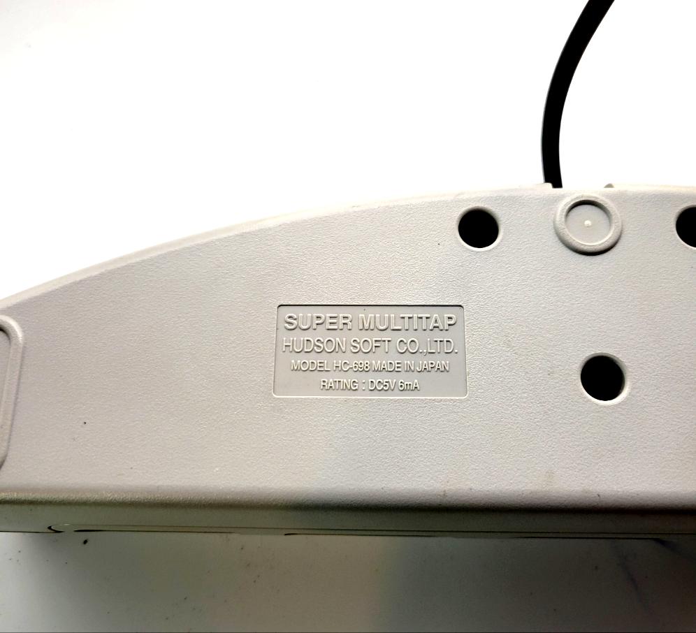 Hudson Super Nintendo (SNES) Super Multitap Used Controller Adapter