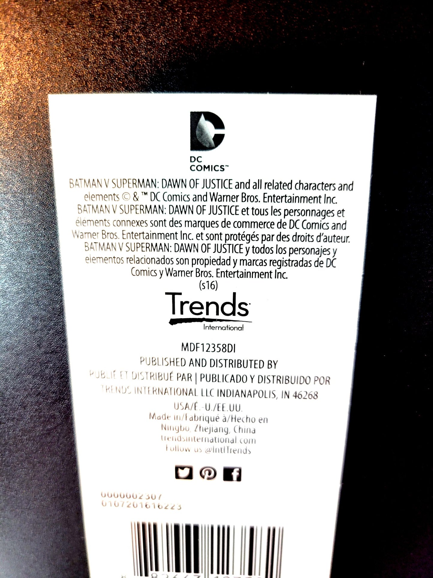 DC Comics Batman v Superman: Dawn of Justice Trends Wood Plaque Art Print