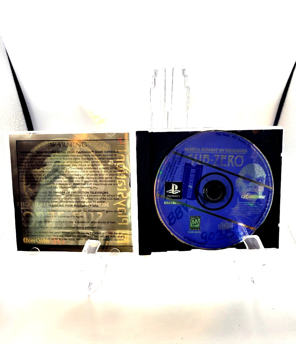 Sony Playstation Mortal Kombat Mythologies: Sub Zero Used Video Game