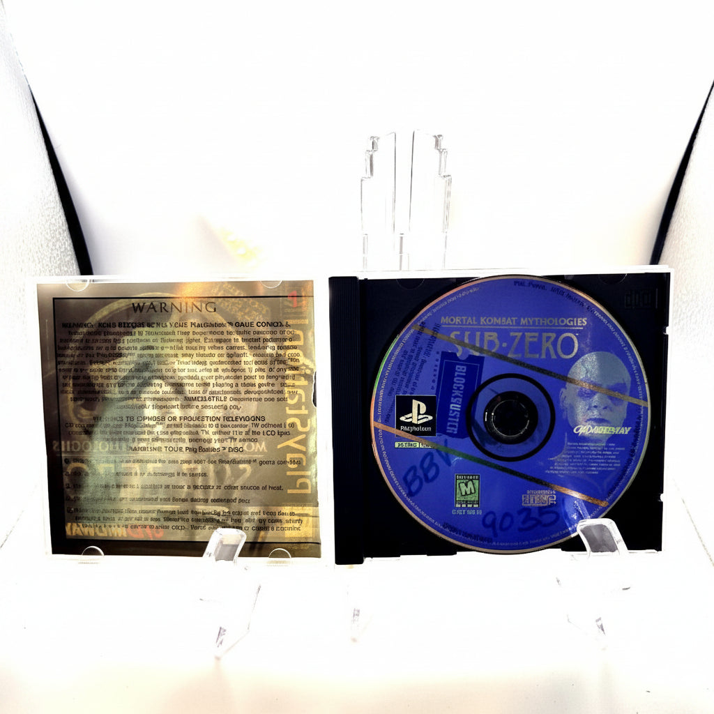 Sony Playstation Mortal Kombat Mythologies: Sub Zero Used Video Game