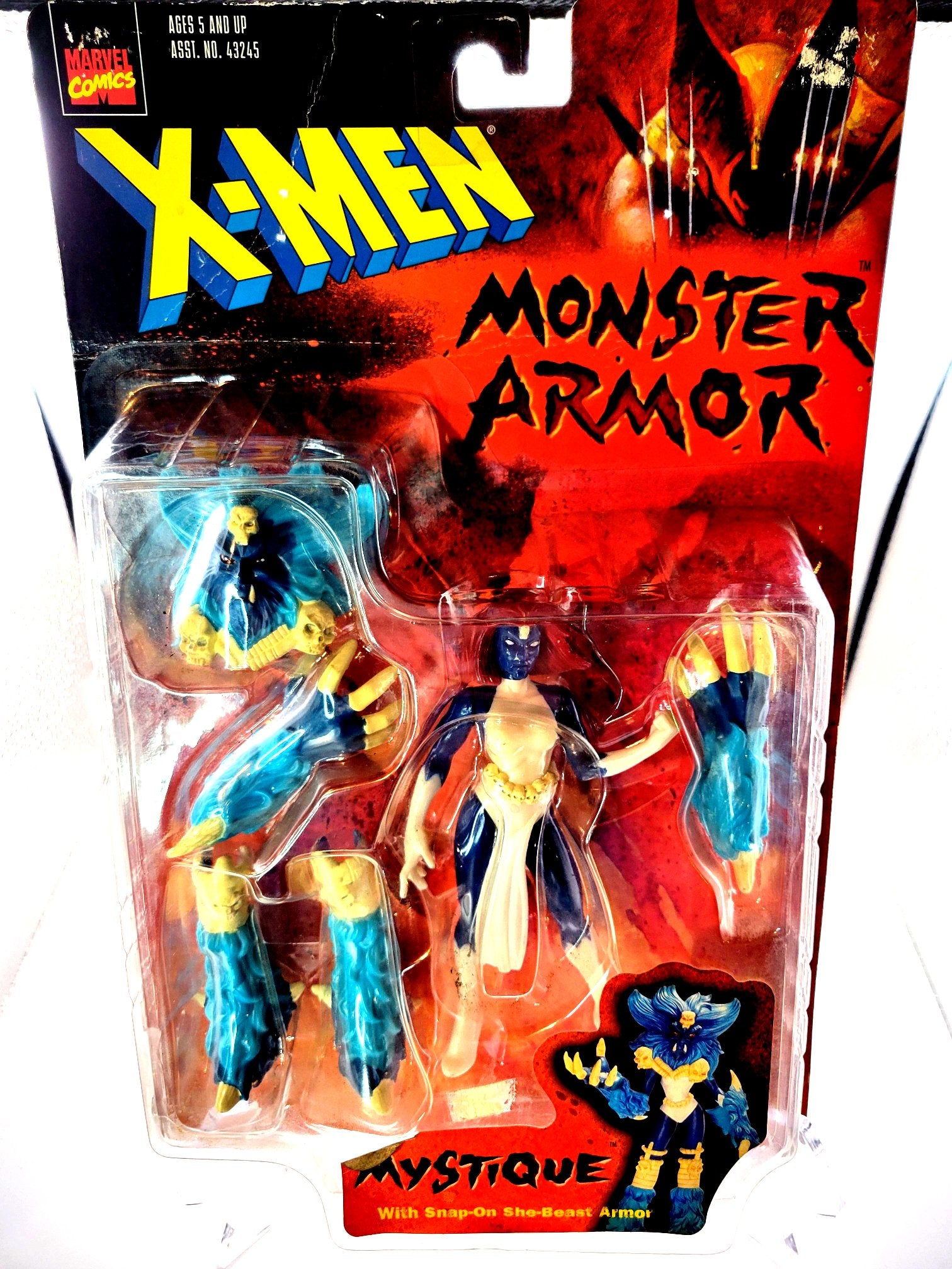 ToyBiz 1997 X-Men Monster Armor Mystique Action Figure – The Retro