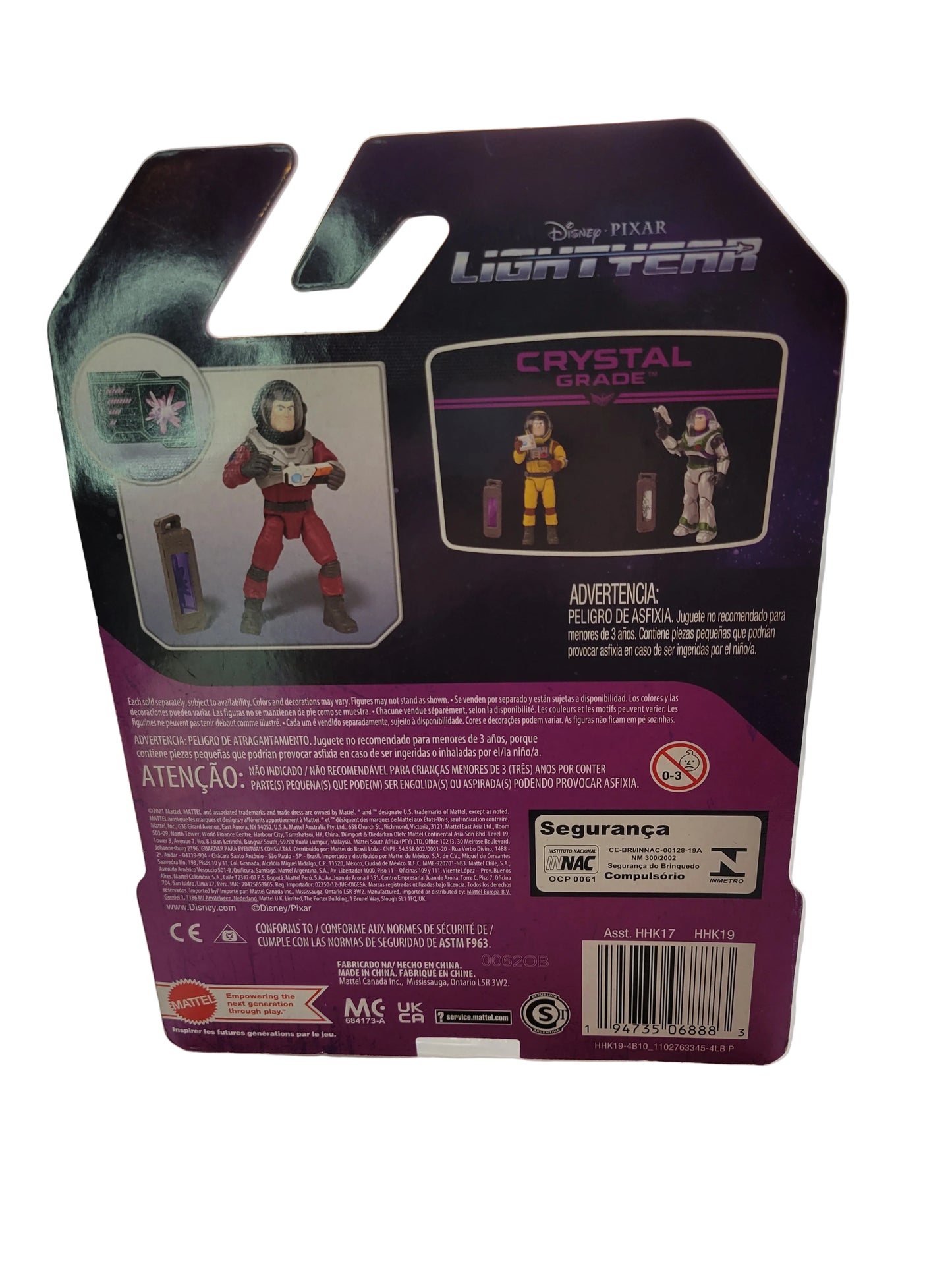 Mattel Disney Pixar Lightyear XL-09 Buzz Lightyear Crystal Grade Action Figure