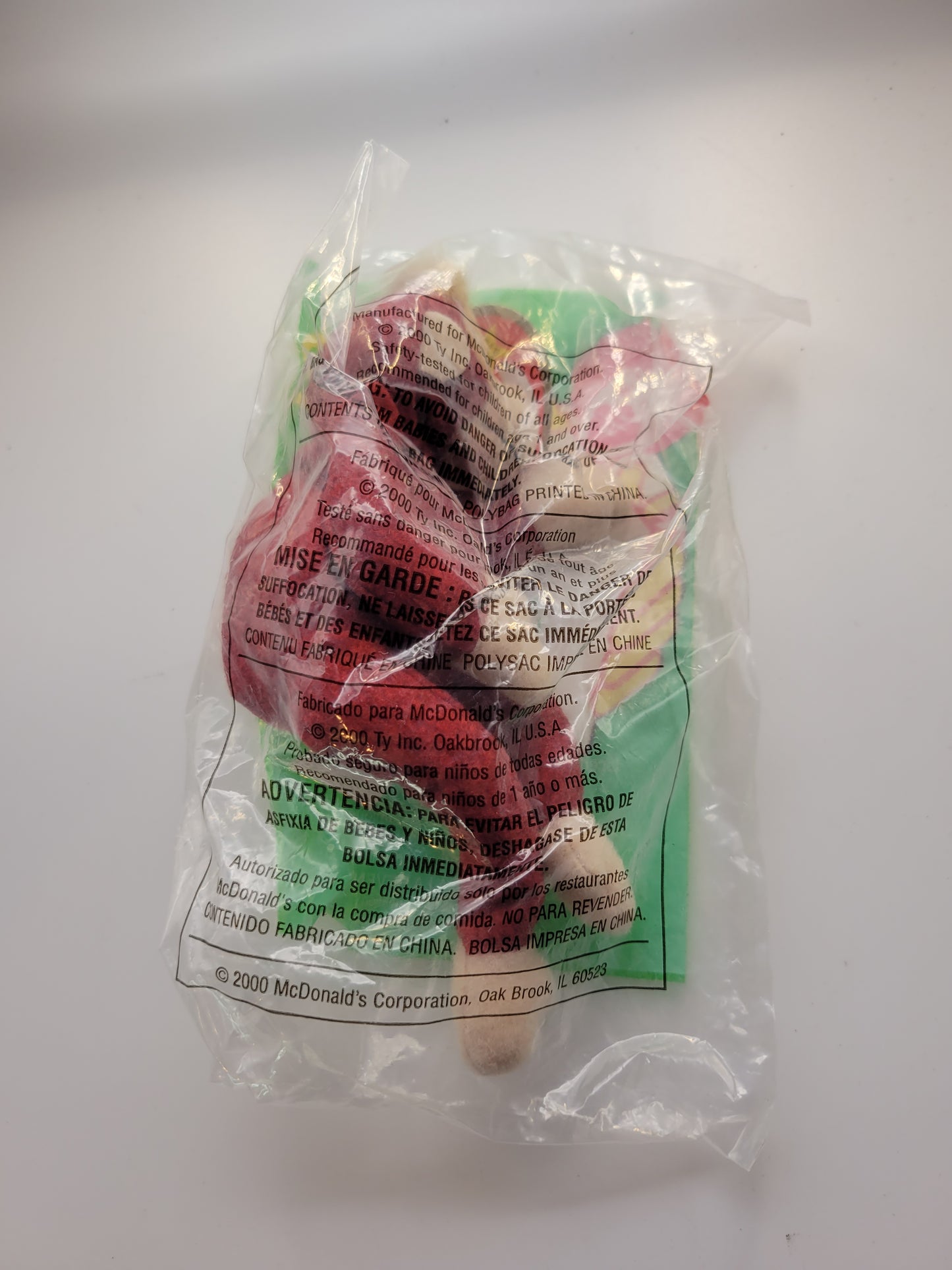 McDonald's 2000 Happy Meal TY Schweetheart The Orangutan Beanie Baby