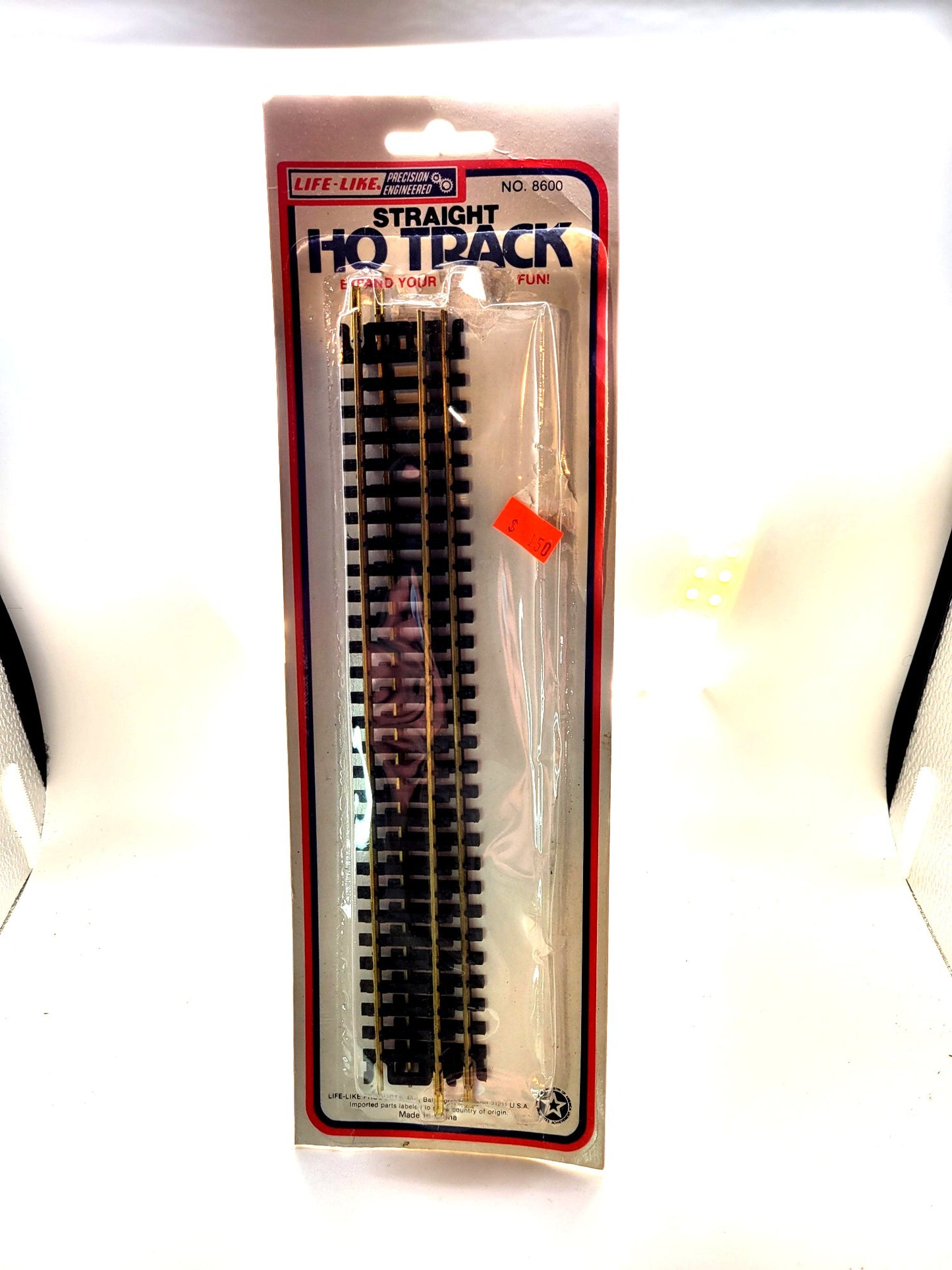 Life-Like Trains Precision Engineered Straight HO Track Item 8600