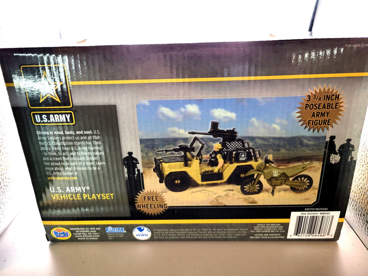 Kids Stuff Excite U.S. Army Vehicle Playset