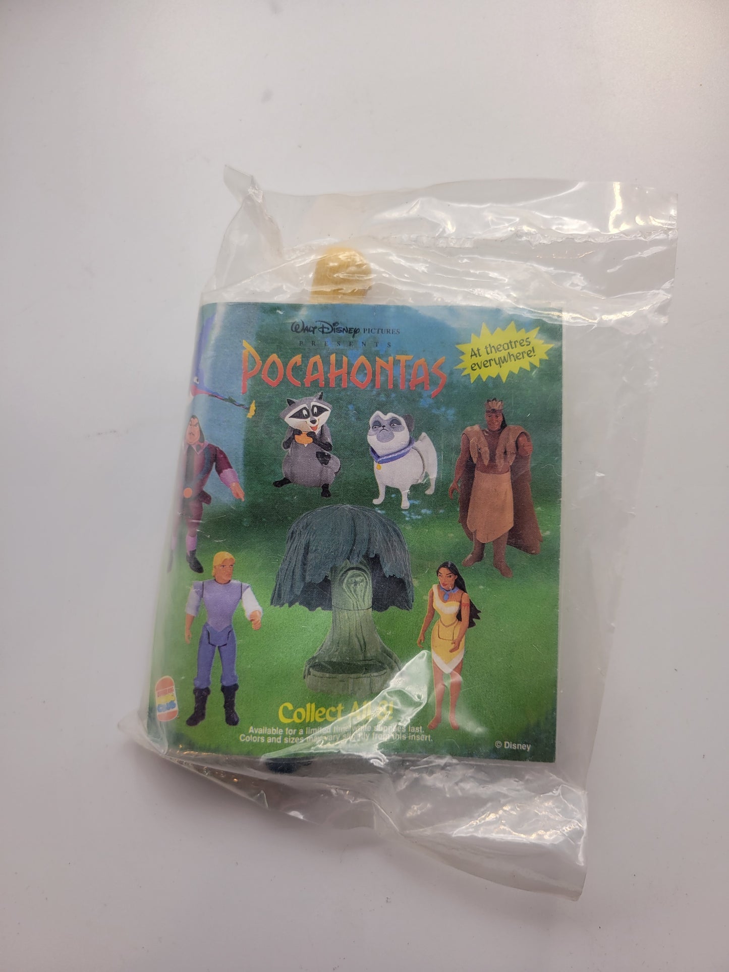 1995 Disney Pocahontas John Smith Burger King Kids Club Toy