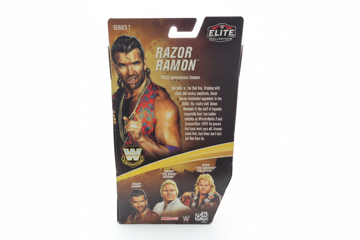 Mattel WWE Legends Series 7 Elite Razor Ramon Action Figure (Damaged Packaging)