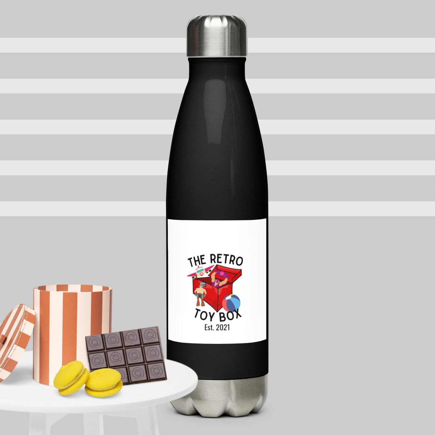 Retro Toybox Stainless Steel Water Bottle