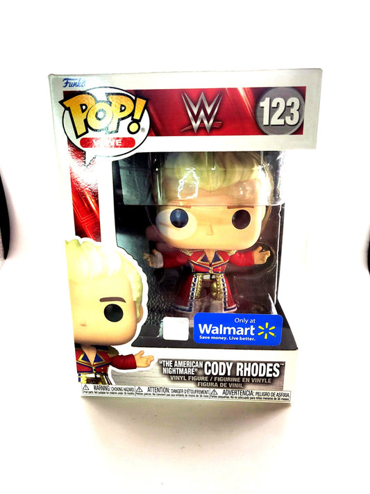 Funko WWE Cody Rhodes Walmart Exclusive POP 123