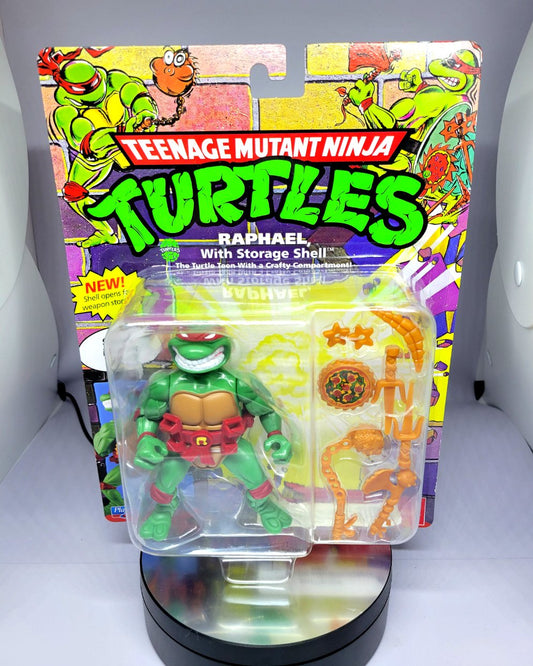 Playmates (2022) Nickelodeon Teenage Mutant Ninja Turtles Raphael With Storage Shell Action Figure