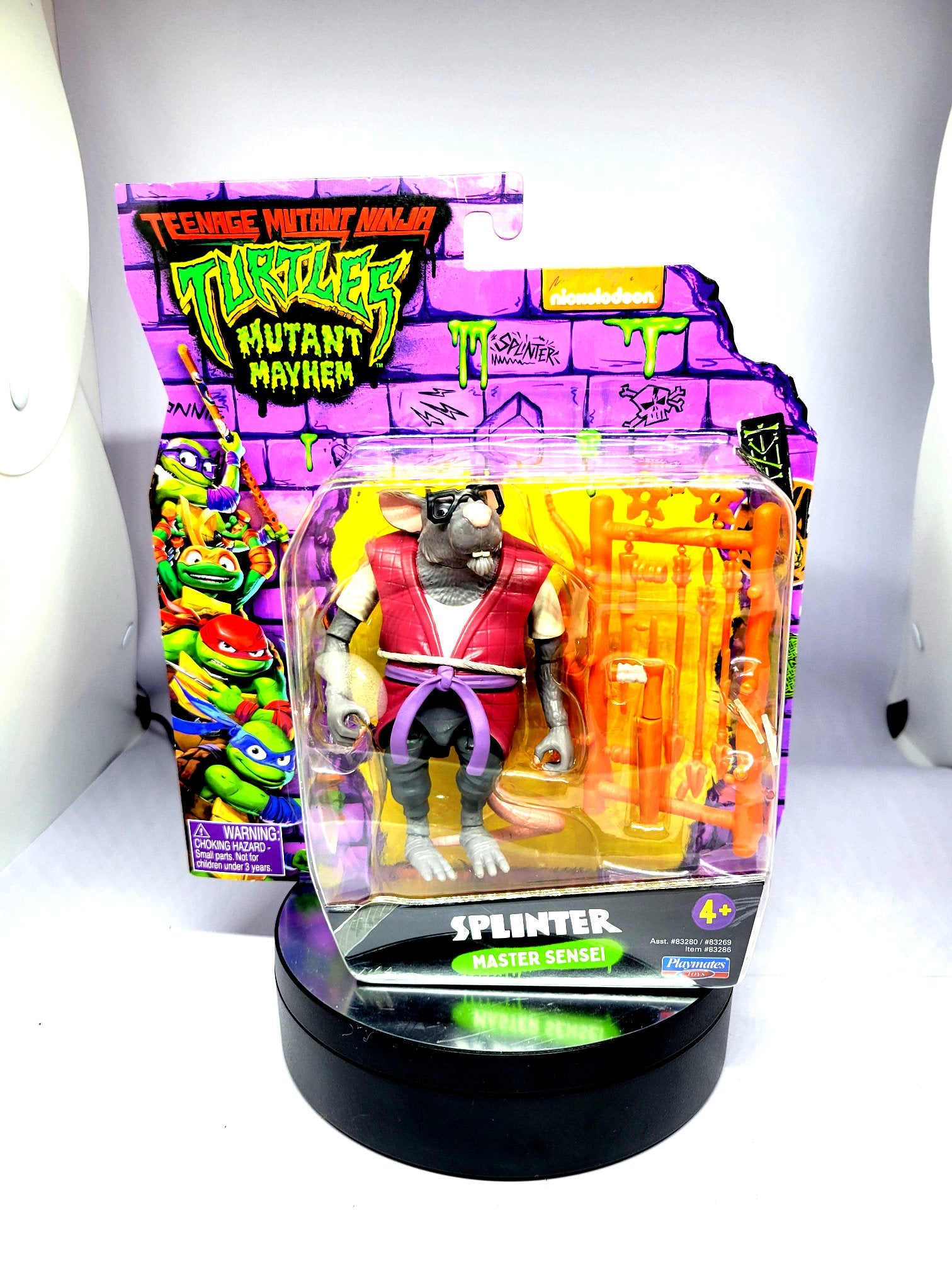 Playmates Teenage Mutant Ninja Turtles Mutant Mayhem Splinter Action F ...