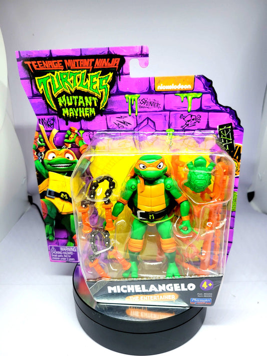 Playmates Teenage Mutant Ninja Turtles Mutant Mayhem Michelangelo Action Figure