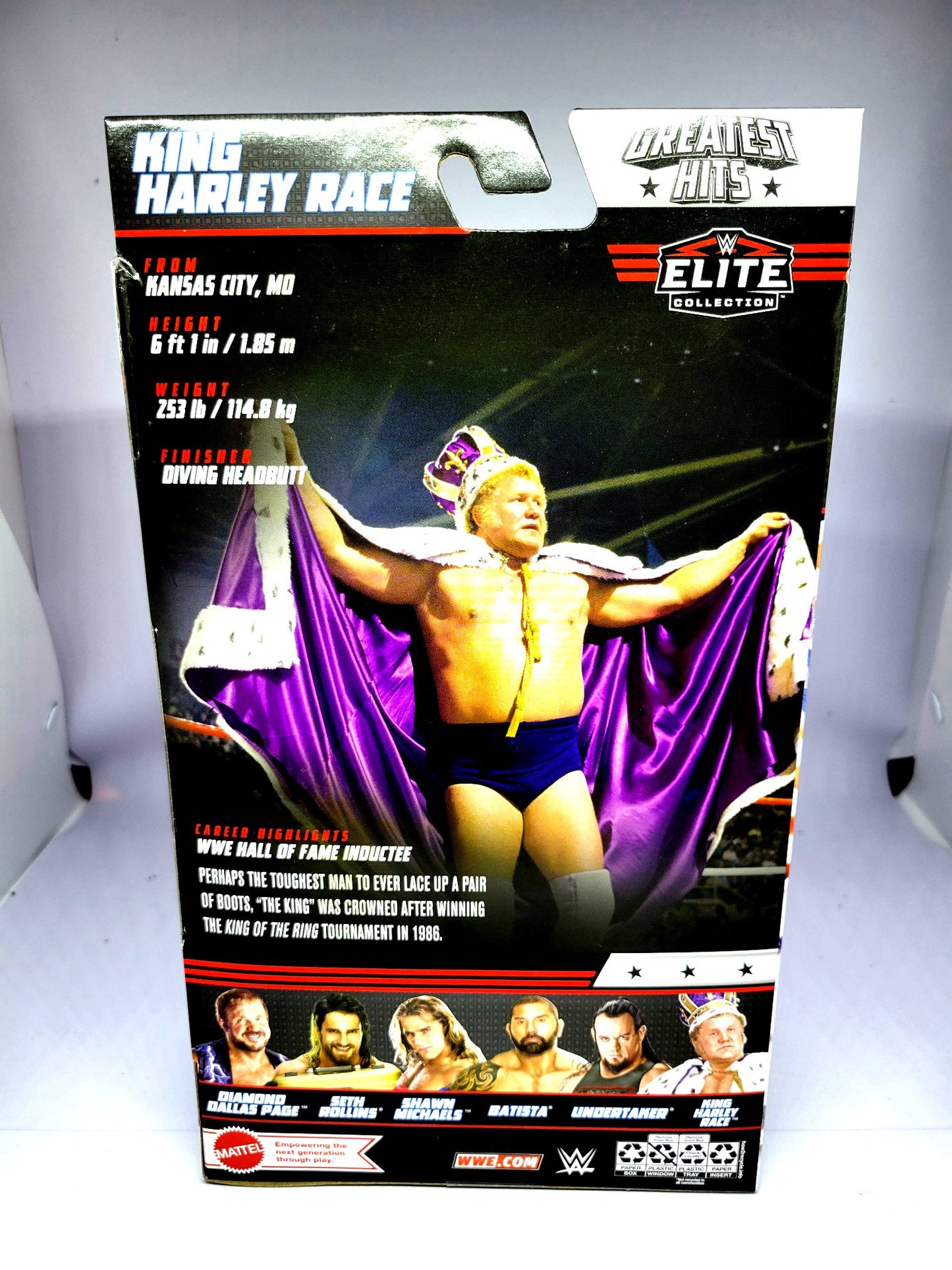 Mattel WWE Elite Greatest Hits Series 2 King Harley Race Action Figure