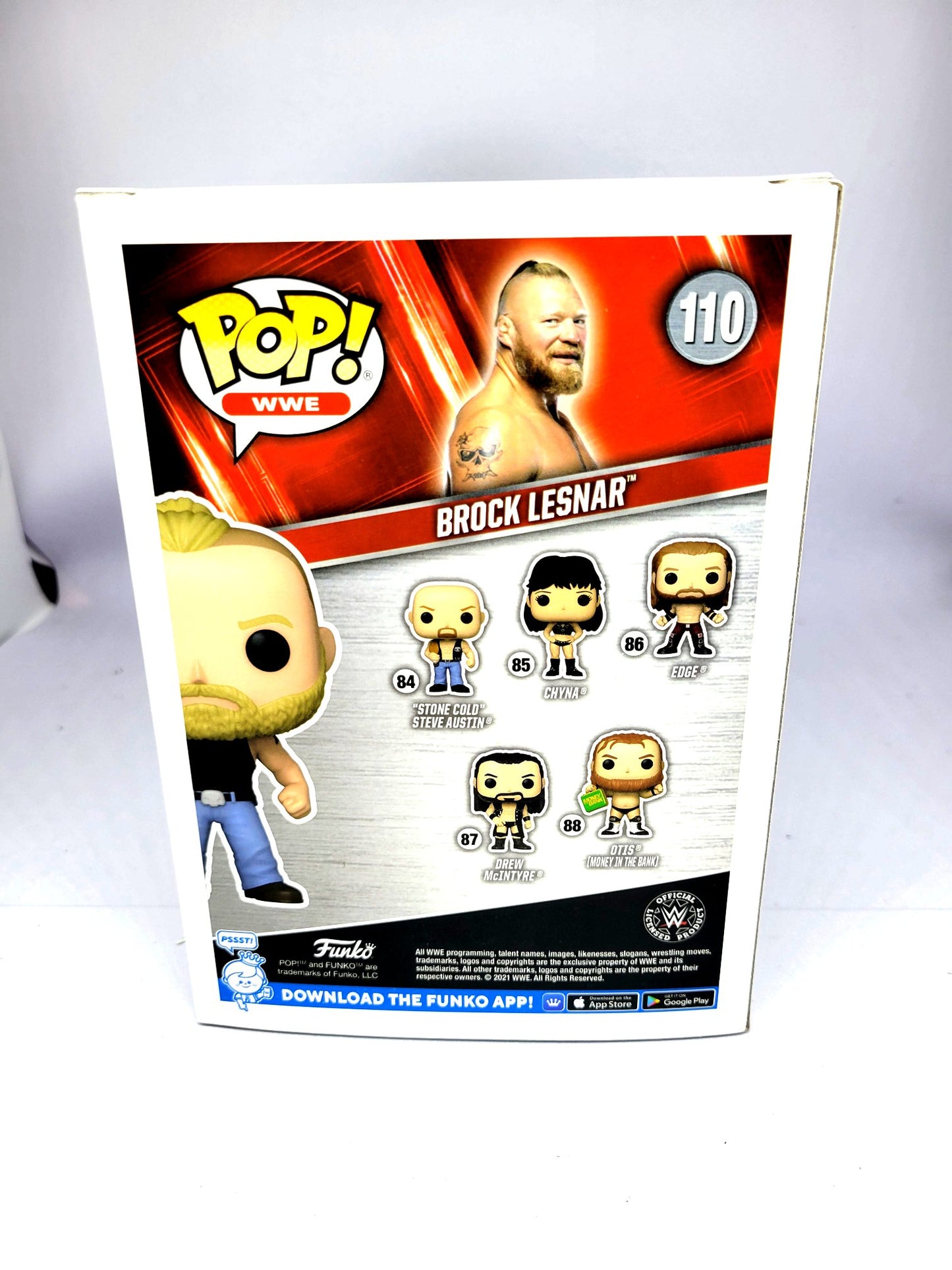Funko WWE Amazon Exclusive Brock Lesnar POP #110