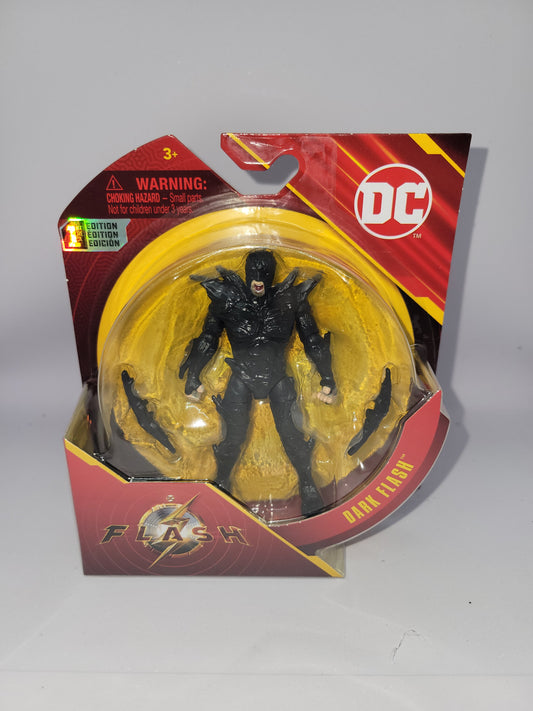 SpinMaster DC The Flash Retro Style 1st Edition Dark Flash Action Figure