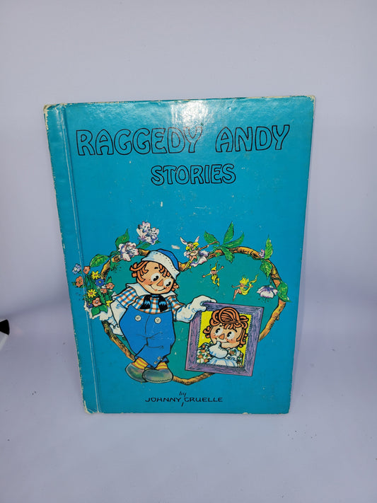 Vintage Raggedy Andy Stories I by Johnny Gruelle Hardcover Book