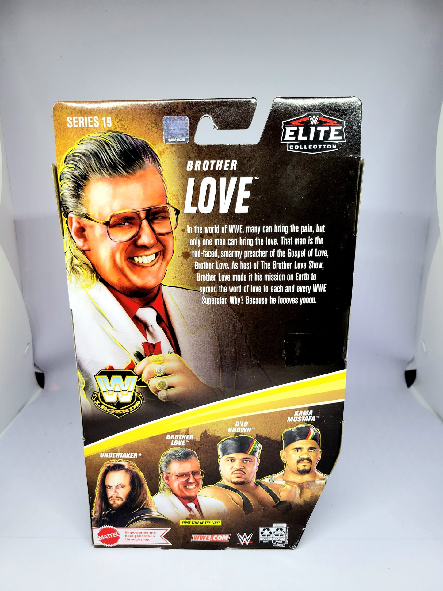 Mattel WWE Elite Legends Series 19 Brother Love Action Figure