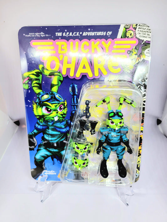 Boss Fight The S.P.A.C.E. Adventures of Bucky O'Hare Stealth Mission Bucky Action Figure