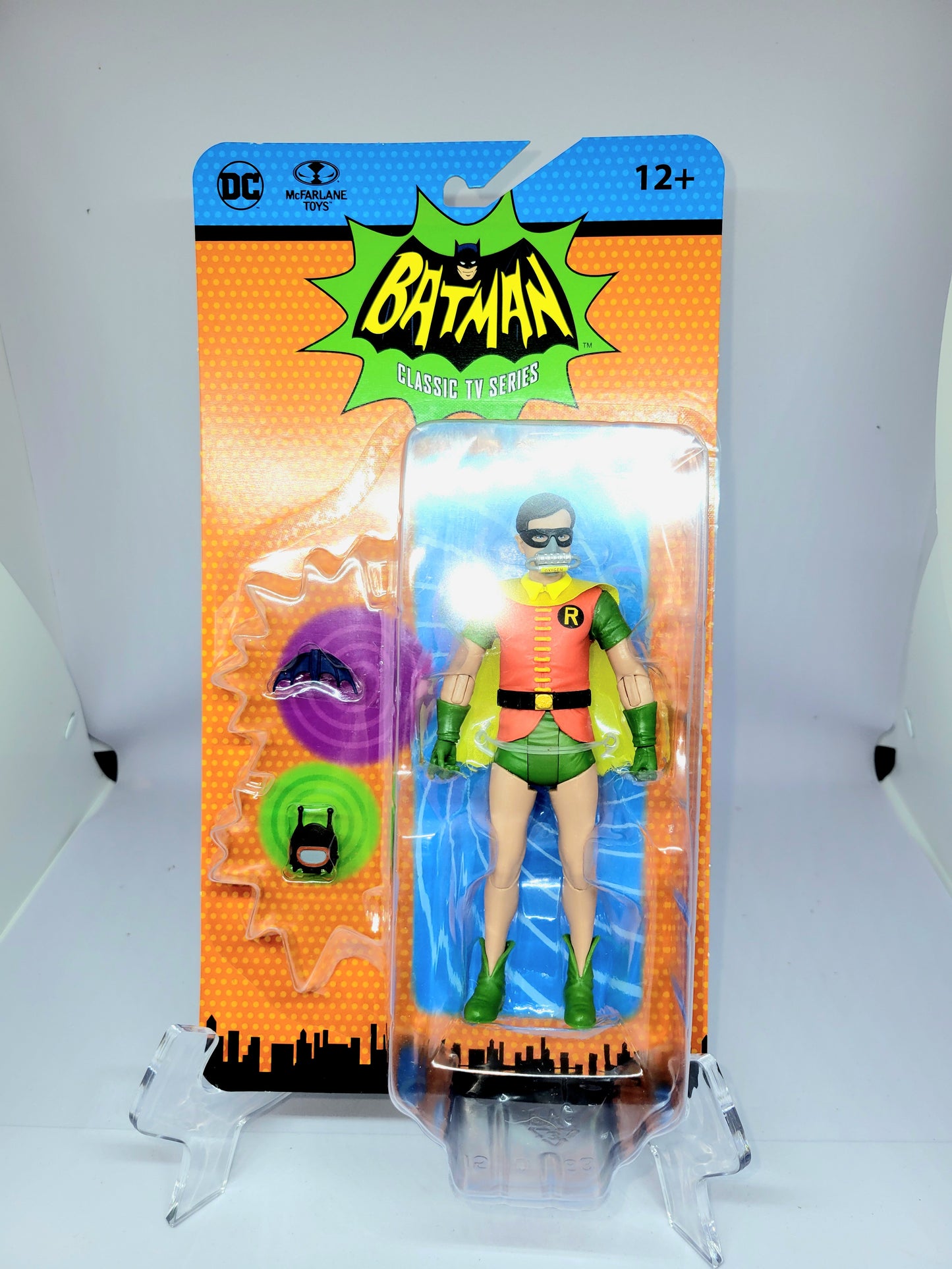 McFarlane Toys DC Batman The Classic TV Series Robin With Oxygen Mask Action Figure