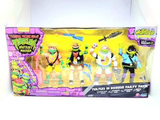Playmates Teenage Mutant Ninja Turtles Mutant Mayhem Mutation Station Walmart Exclusive Turtles In Disguise Party Pack