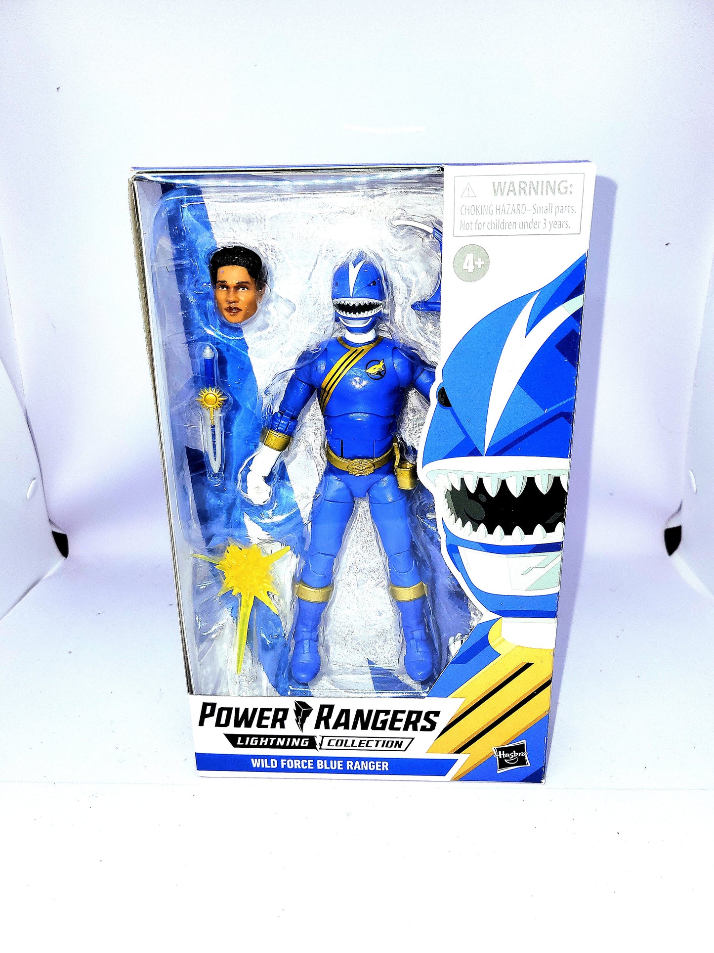 Hasbro Power Rangers Lightning Collection Wild Force Blue Ranger Actio ...