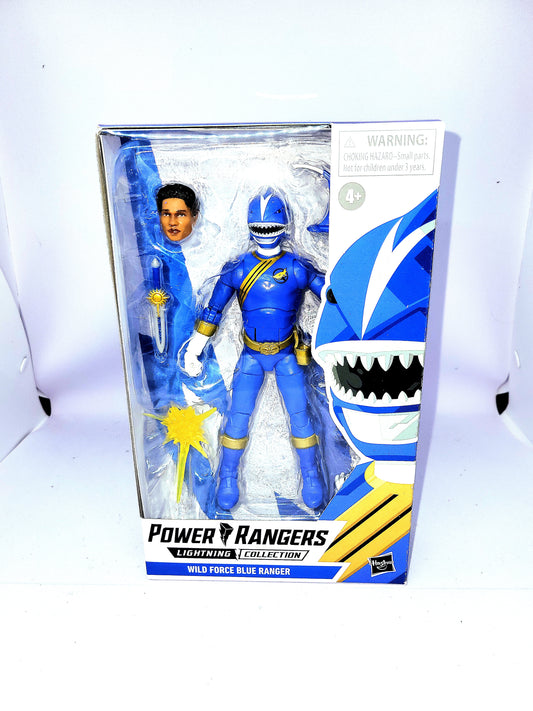 Hasbro Power Rangers Lightning Collection Wild Force Blue Ranger Action Figure