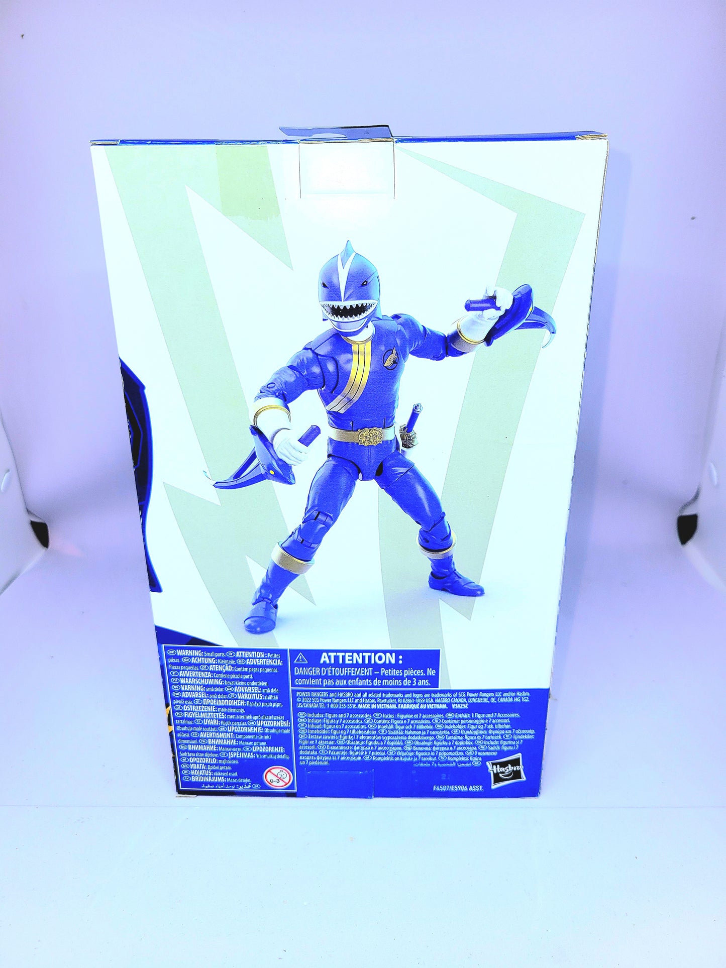 Hasbro Power Rangers Lightning Collection Wild Force Blue Ranger Action Figure