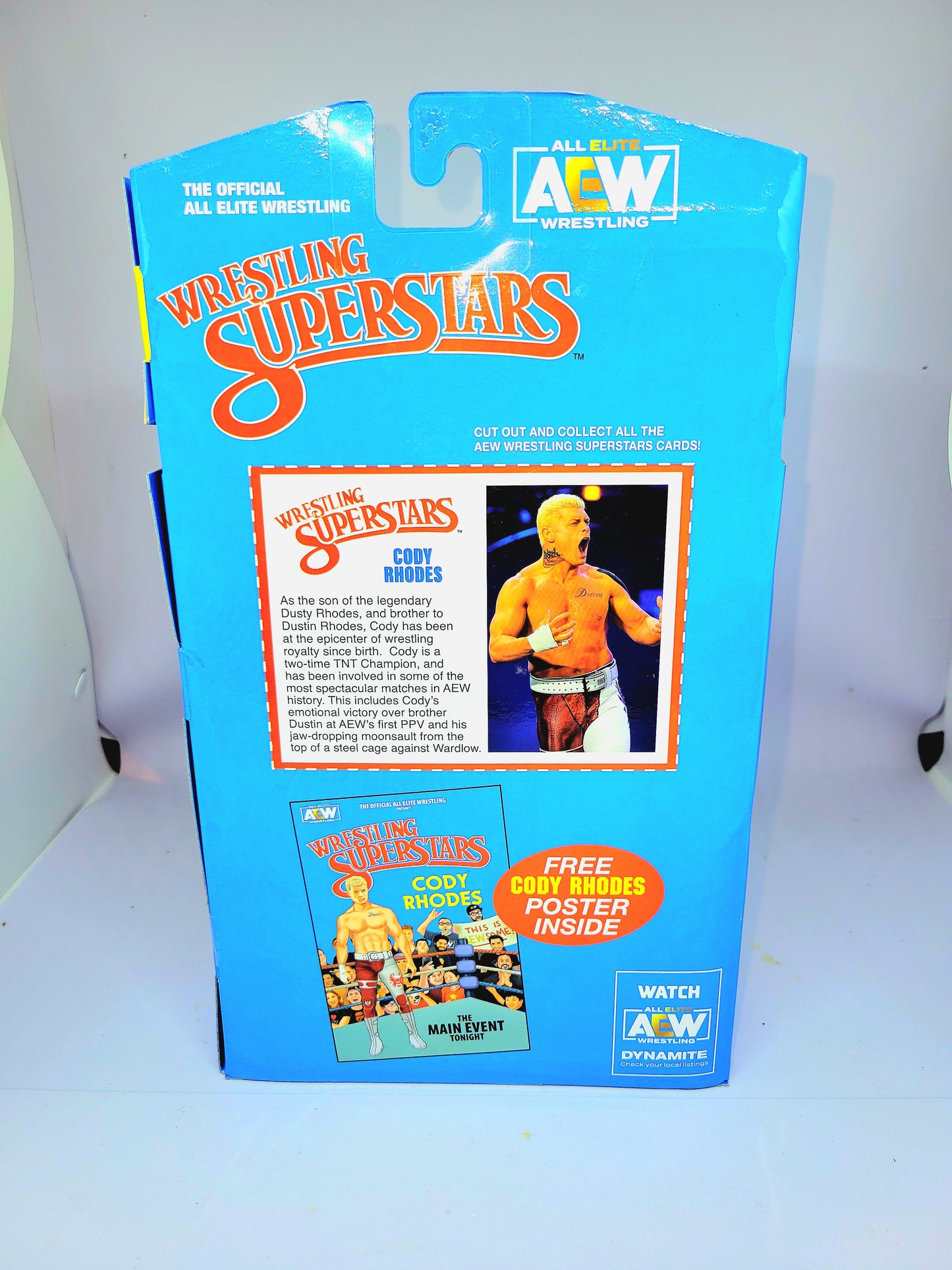 Jazwares AEW LJN Wrestling Superstars Cody Rhodes Action Figure (Red Tights Variant)