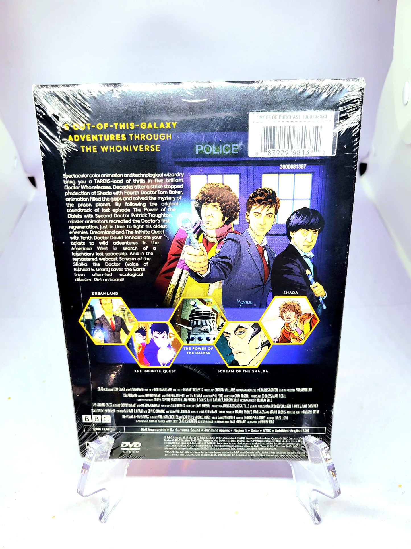 BBC Doctor Who The Animation Collection 2 Disc DVD Set