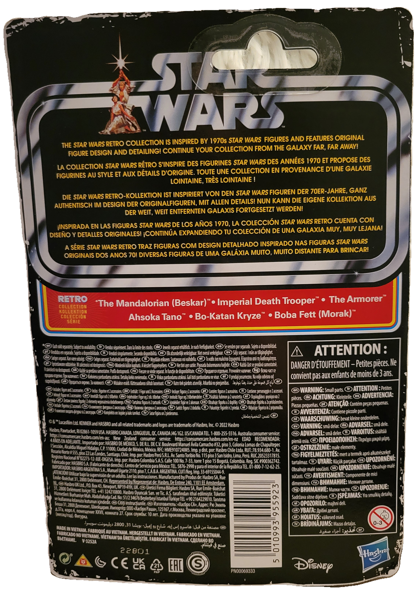 Hasbro Star Wars The Mandalorian Boba Fett (Morak) Kenner Retro Collection Action Figure