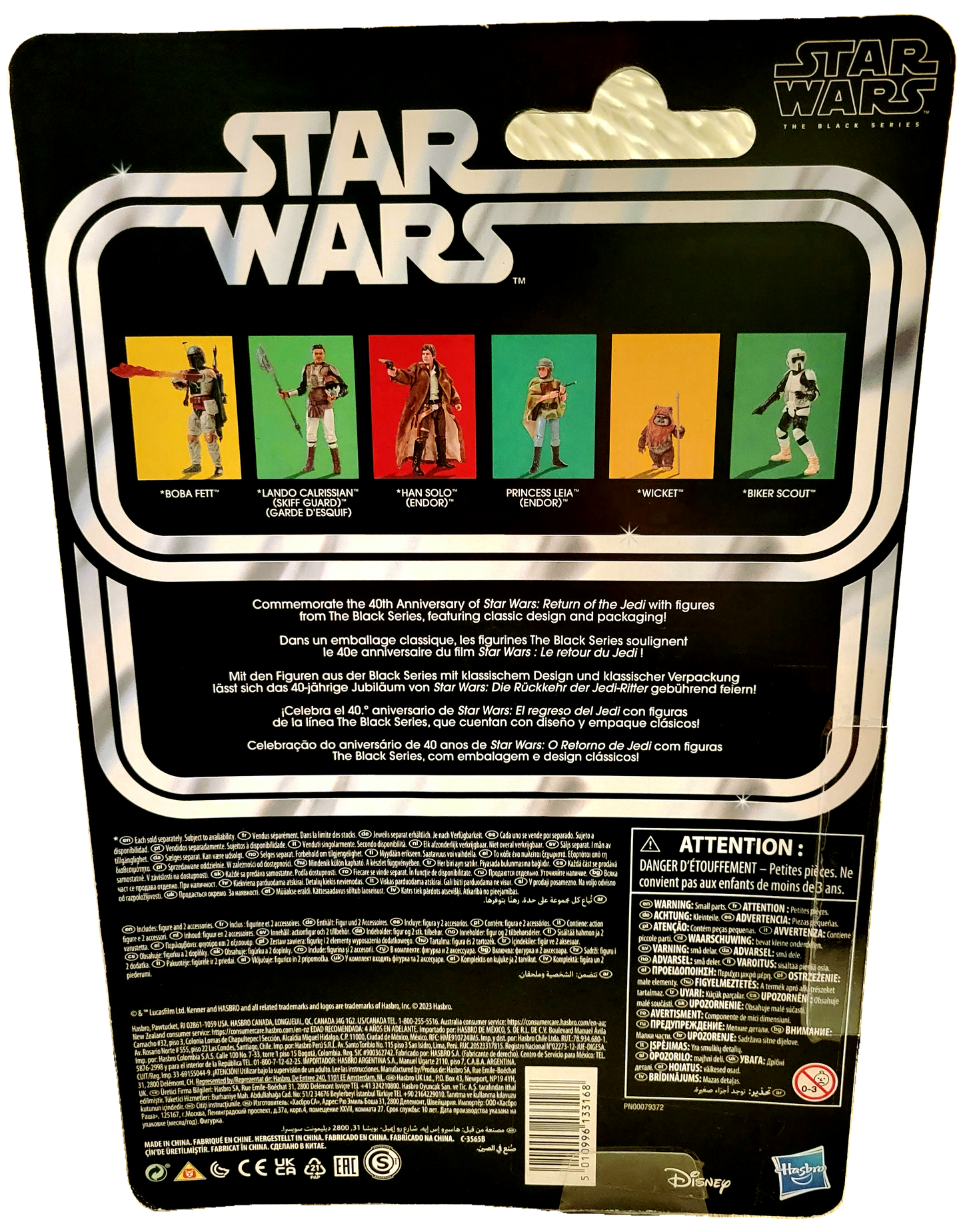 Hasbro Kenner Star Wars The Black Series Return of the Jedi 40th Anniversary Princess Leia (Endor) Action Figure