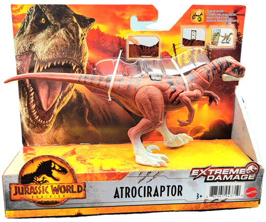 Mattel Jurassic World Extreme Damage Atrociraptor Action Figure