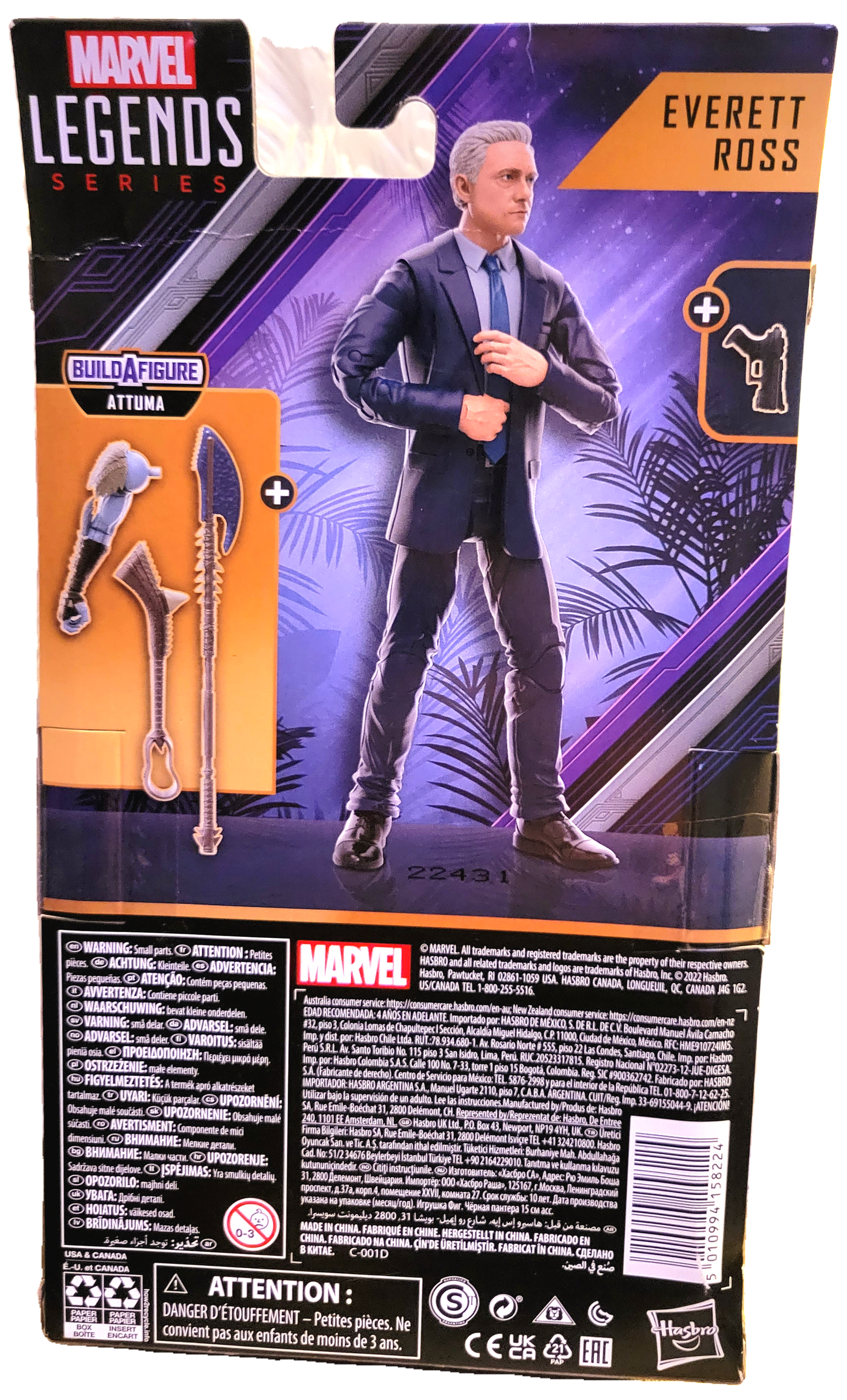 Hasbro Marvel Legends Black Panther Marvel Studios Legacy Collection Everett Ross Action Figure