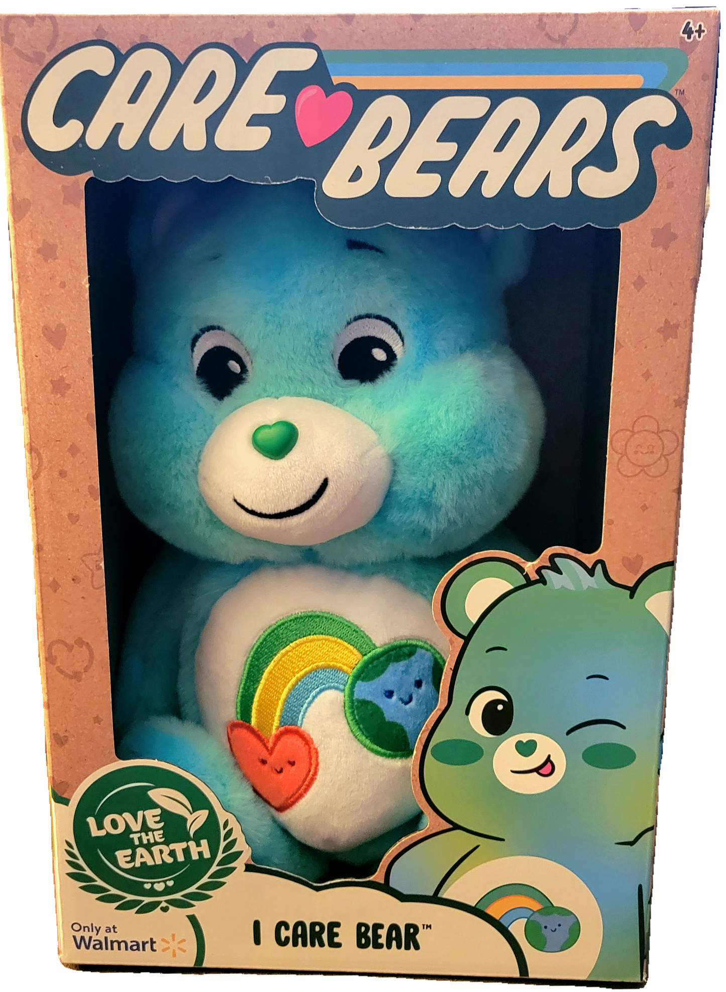 Care Bears Walmart Exclusive "I Care Bear" Love The Earth Stuffed Animal
