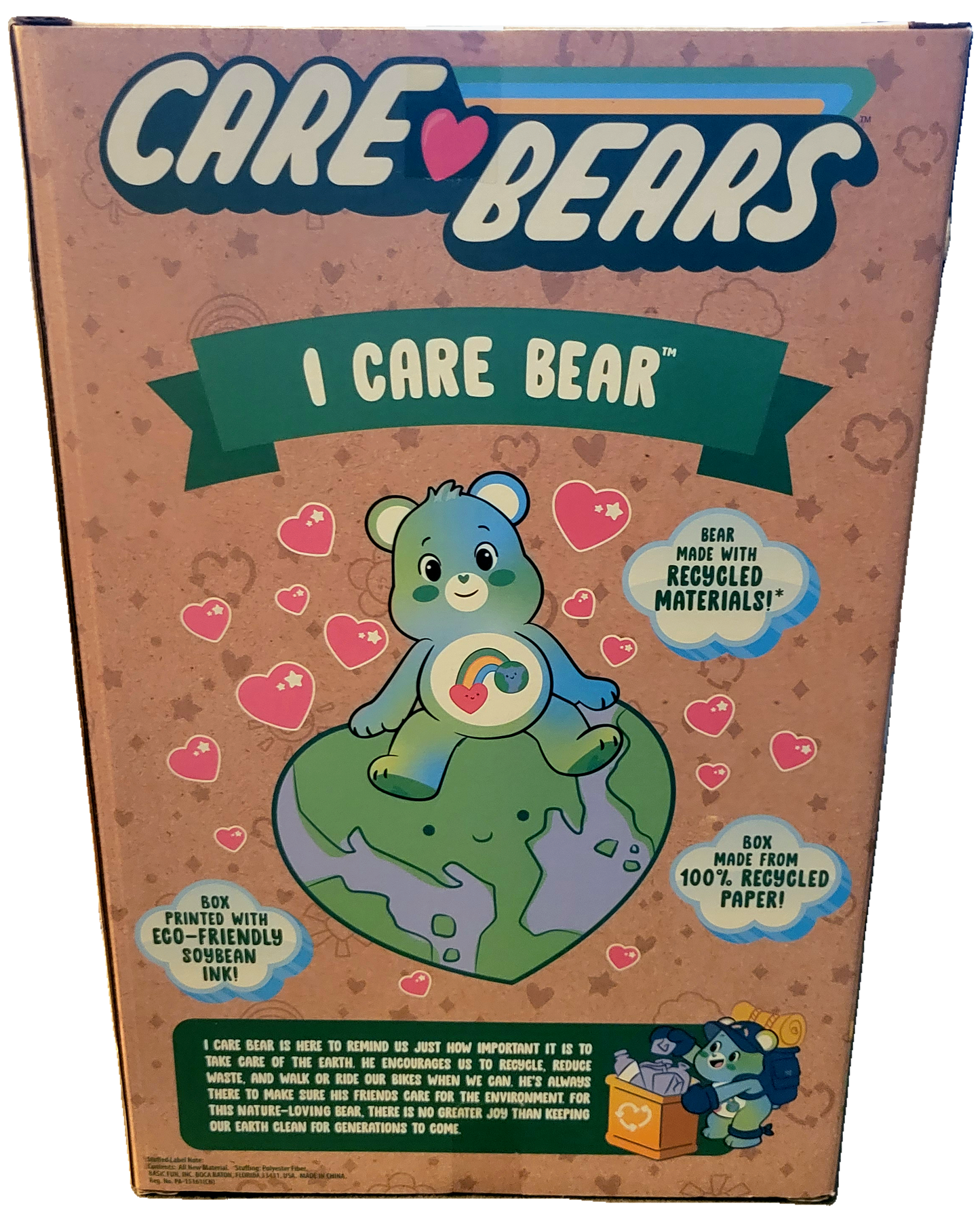 Care Bears Walmart Exclusive "I Care Bear" Love The Earth Stuffed Animal