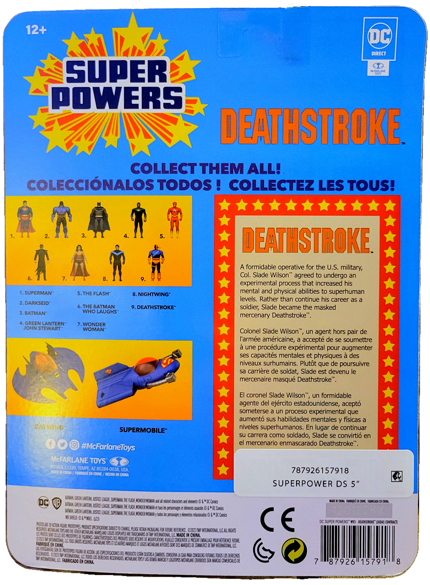 McFarlane Toys DC Super Powers Deathstroke Retro Style Action Figure