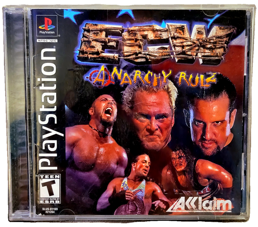 Sony Playstation One ECW Anarchy Rulz (2000) Video Game