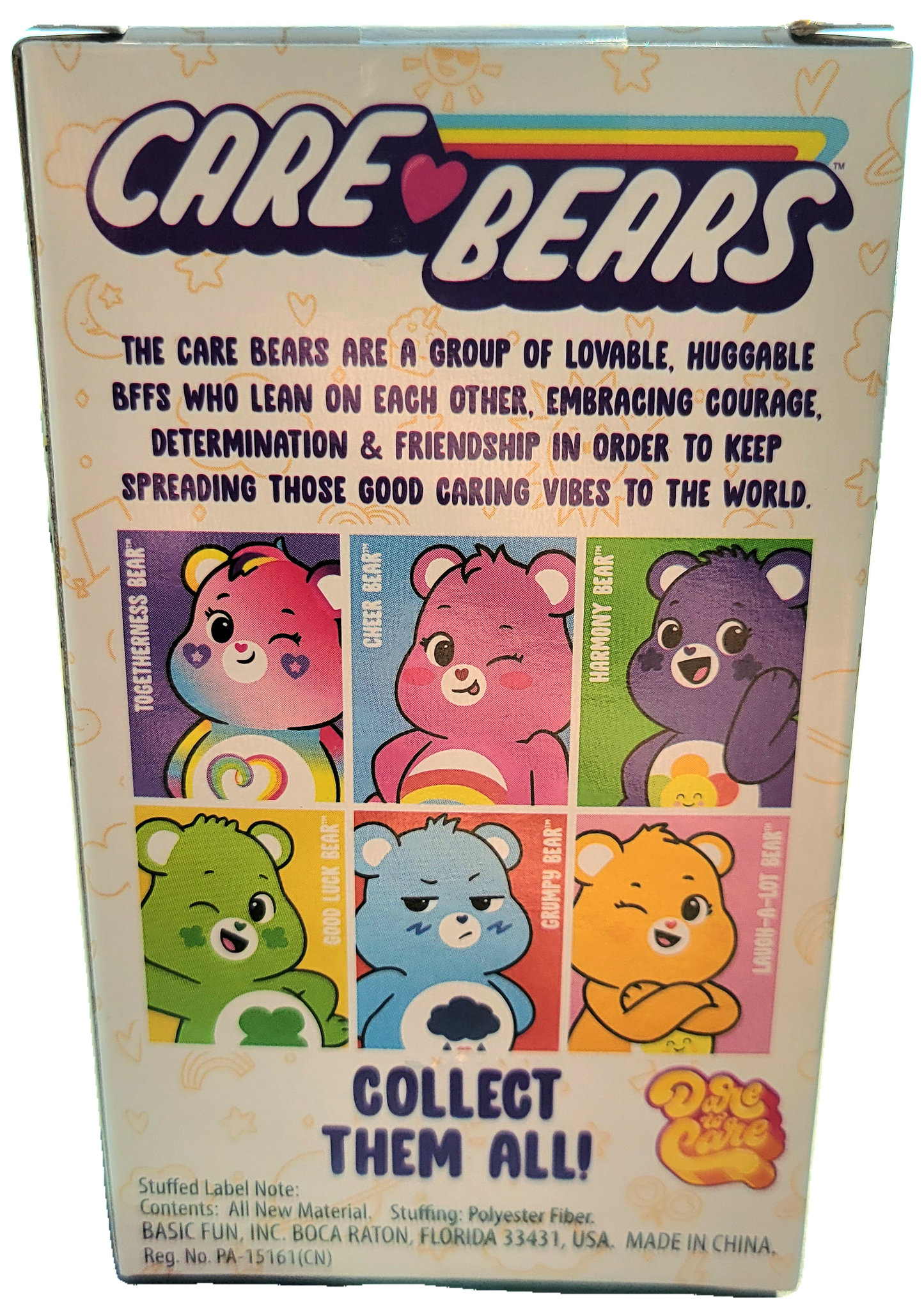 Care Bears Laugh-A-Lot Micro Stuffed Bear