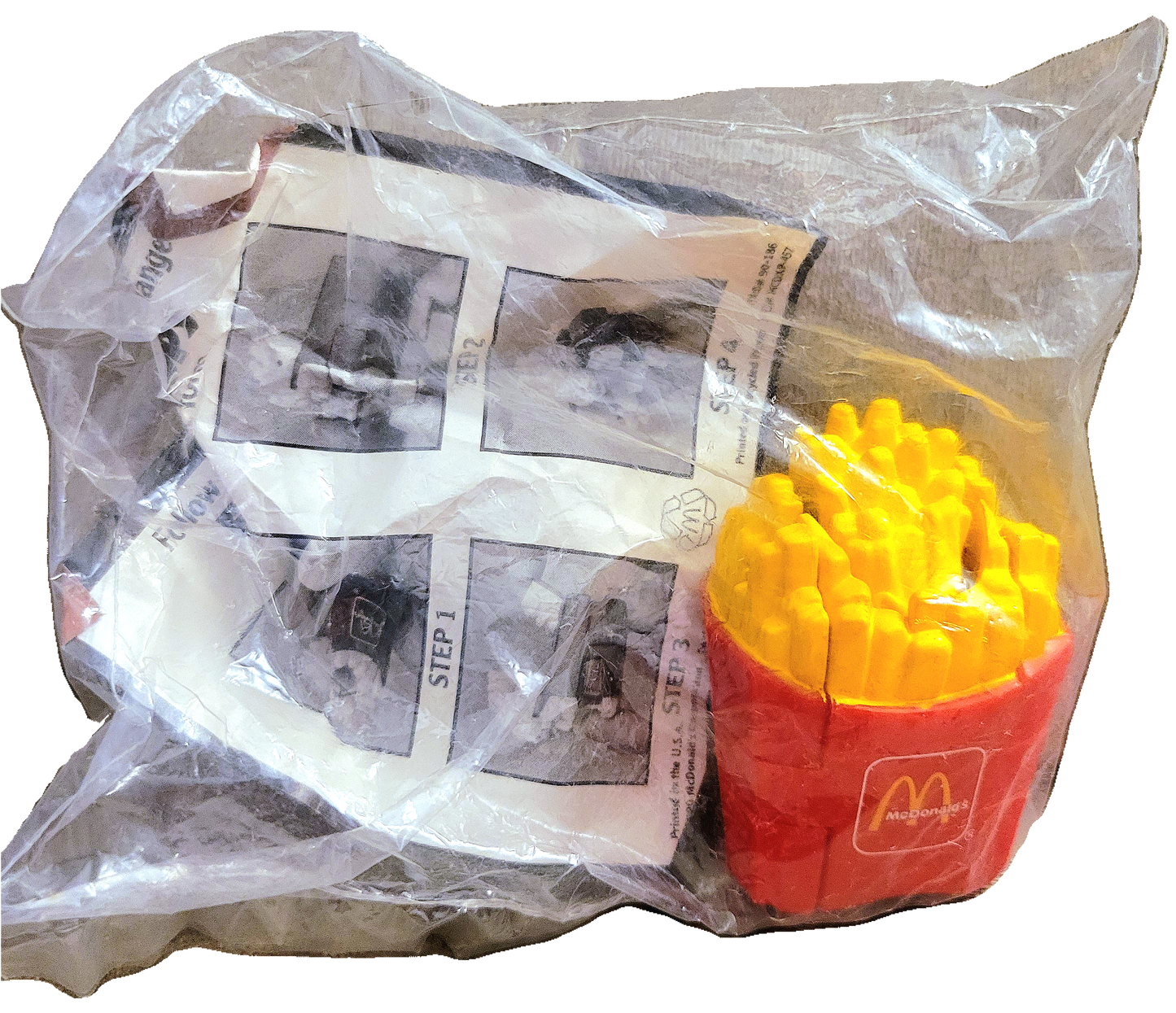 McDonald's 1990 Happy Meal McDino Changeables Week 3 French Fries Happy Meal Toy