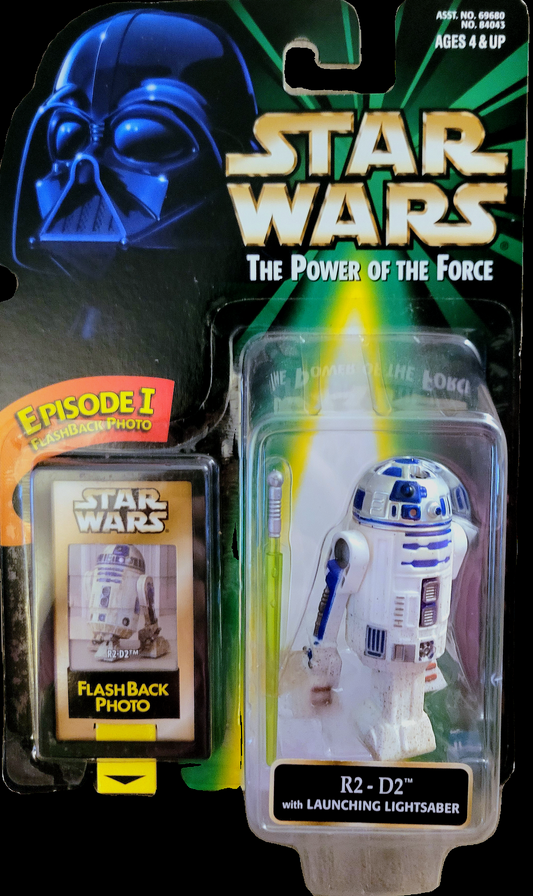 Kenner Star Wars The Power of The Force R2-D2 with Launching Lightsaber Action Figure