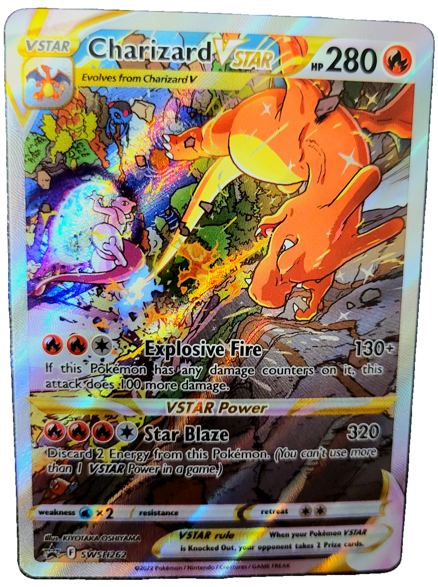 Pokémon TCG Charizard VSTAR SWSH Black Star Promos SWSH262 Holo Promo Card