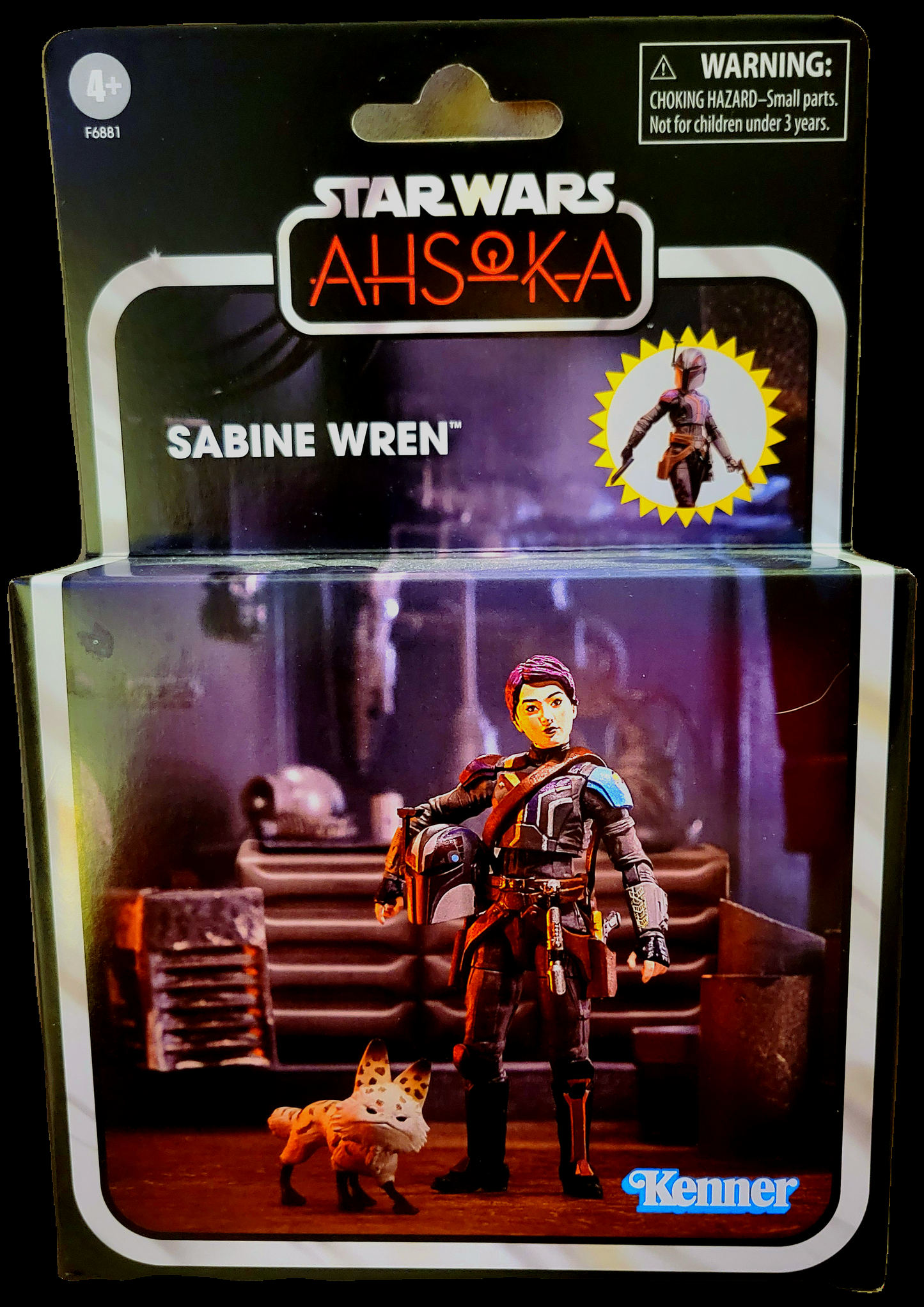 Hasbro Star Wars Ahsoka Sabine Wren Vintage Collection Action Figure