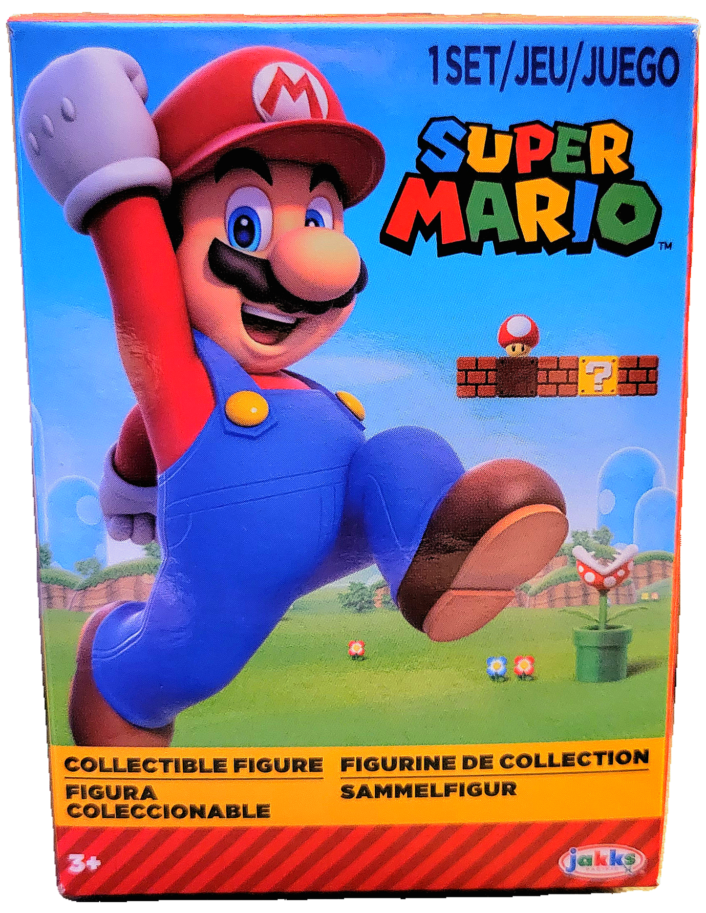 Jakks Pacific Nintendo Super Mario Waluigi Mini Collectible Figure