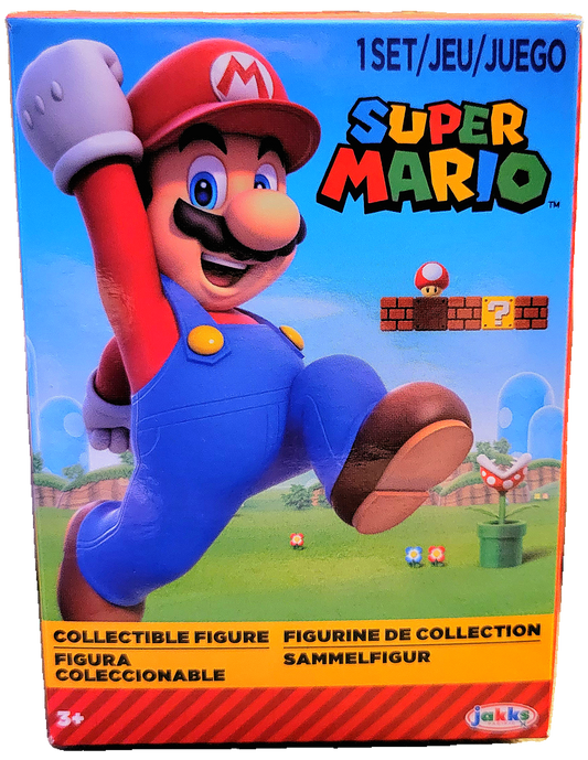 Jakks Pacific Nintendo Super Mario Waluigi Mini Collectible Figure